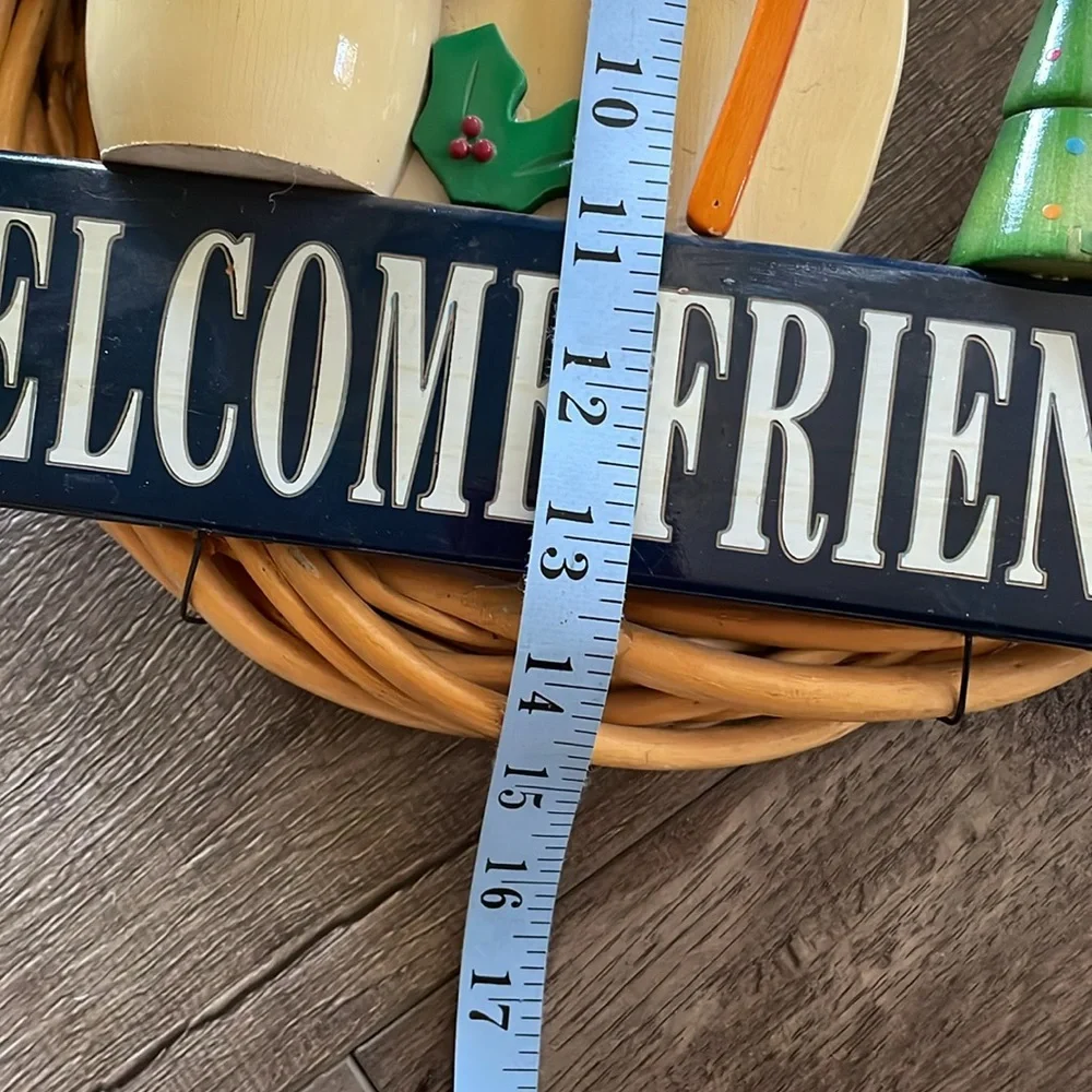 Vintage Primitive Wood Wreath